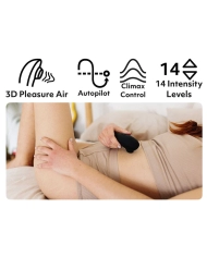 Stimulateur clitoridien Noir - Womanizer Next