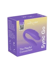 Connected vibrator for couples - We-Vibe Sync Go (Violet)