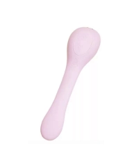 Vibrator und Klitorisstimulator - Mächtige Kokosnuss (Pink)