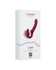 Double gode ceinture vibrant - Lovense Lapis