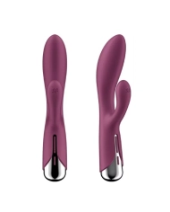 Rotierender Rabbit-Vibrator (Bordeaux) - Satisfyer Spinning Rabbit