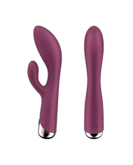 Rotierender Rabbit-Vibrator (Bordeaux) - Satisfyer Spinning Rabbit