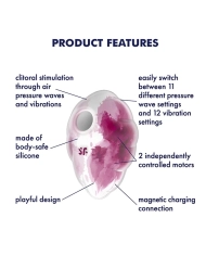 Stimulateur clitoridien - Satisfyer Cloud Dancer