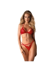 Sexy Lingerie 838-SET-3 2pcs Red - Obsessive
