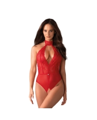 Teddy Sexy ouvert Dagmarie (Rouge) - Obsessive