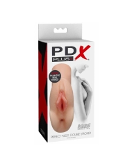 Masturbatore realistico - Pipedream PDX Plus Perfect Pussy Double Stroker