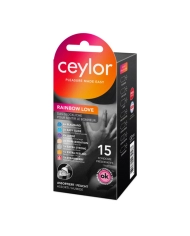 Ceylor Rainbow Love - (15 Préservatifs)