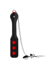 Tapette avec plug anal - Hearts Paddle Ouch!