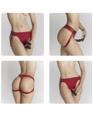Imbracatura lingerie - strap-on-me Unique (Rosso)
