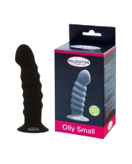 Dildo anal en silicone Olly Small Noir - Malesation