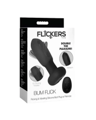 Vibrating anal plug with oscillating tongue - Inmi Flickers