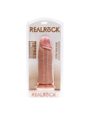 Realistic Dildo with suction cup 23.5 cm (beige) - RealRock 9“ - RealRock 9” (beige)