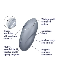 Stimulateur compact - Satisfyer Tap & Climax 1