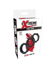 Pack de 3 anneaux péniens en silicone - Hidden Desire Extreme