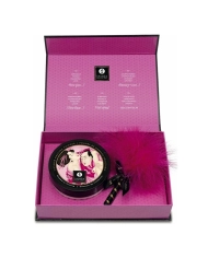 Poudre de massage embrassable Shunga - Émotion de framboise