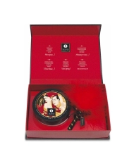 Poudre de massage embrassable Shunga - Vin pétillant à la fraise