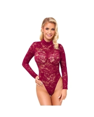 Sexy Spitzen-Body (Bordeaux) - Cottelli Dessous