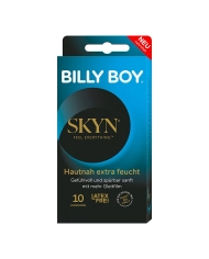 Billy Boy Skyn Hautnah - Extra lubrificato senza lattice (10 preservativi)