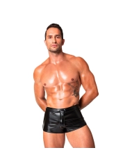 Short sexy pour homme H080 (Noir) - Noir Handmade