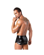 Short sexy pour homme H080 (Noir) - Noir Handmade