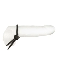 Anneau pénien ajustable Alpha Ring Lasso (Noir) - CalExotics