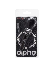 Anneau pénien ajustable Alpha Ring Lasso (Noir) - CalExotics