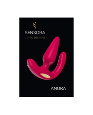 Plug anal et vaginal télécomandé Anora - Sensora
