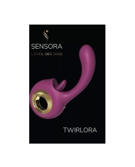 Vibromasseur et stimulateur clitoridien Twirlora - Sensora