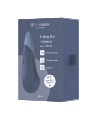 Stimulateur clitoridien - Womanizer Vibe Bleu foncé