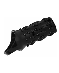 Gaine à pénis stimulante (Noir) - Size Matters