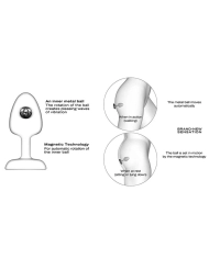 Anal plug with internal stimulating ball (L) - Dorcel Geisha Plug Infinite