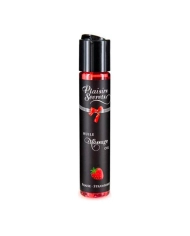 Huile de massage comestible (fraise) - Plaisirs Secrets