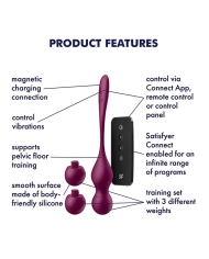 Boules de geisha vibrantes Love Birds Vary - Satisfyer