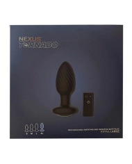 Plug anale vibrante telecomandato (XL) - Nexus Tornado
