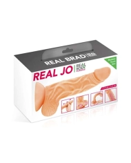 Realistic Dildo with movable foreskin (13 cm) - Real Jo