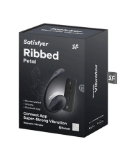 Verbundenes vibrierendes Ei - Satisfyer Ribbed Petal