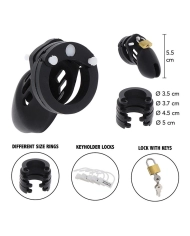 Gabbia di castità in silicone (Small) - Desiderio Nascosto