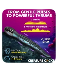 Vibromasseur Tentavibe 19cm - Creature Cocks