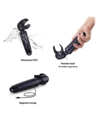 Baguette de masturbation vibrante - MAN.WAND EVO (Noir)