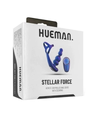 Anneau pénien & chapelet anal rotatif - Hueman Stellar Force