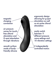 Vibratore e stimolatore clitorideo Curvy Trinity 4 - Satisfyer