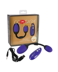 Boules vibrantes pour le vagin et l'anus GoGasm (avec télécommande)