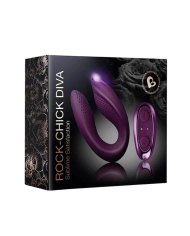 Diva 2-in-1 vibrator - Rocks-Off Rock-Chick