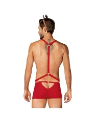Costume da renna Mr Reindy per uomo (3 pezzi) - Obsessive