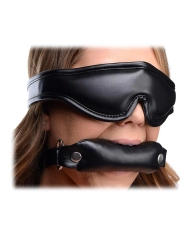 Set benda e bavaglio imbottiti BDSM - Strict
