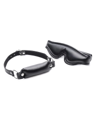 Set benda e bavaglio imbottiti BDSM - Strict