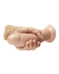 Self-lubricating realistic dildo (18.5 cm) - Dr. Skin Glide