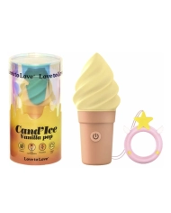 Ice shaped clitoral stimulator - Cand'Ice Vanilla Pop
