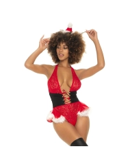 Costume di Natale sexy 6472 Signora Claus (2 pezzi) - Mapalé