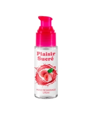 Huile de massage aromatisée Plaisir Sucré - Litchi